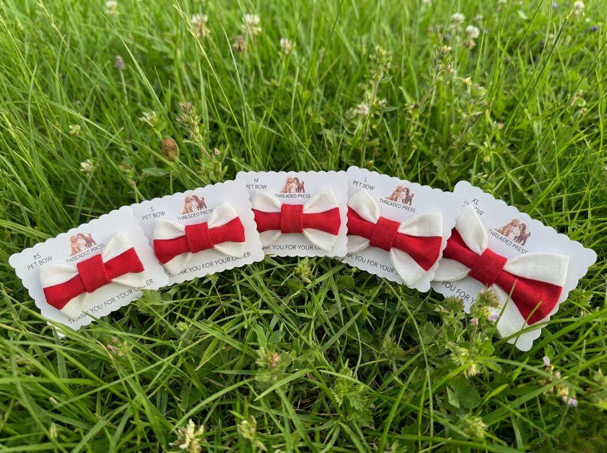 England Pet Bow – St George’s Cross