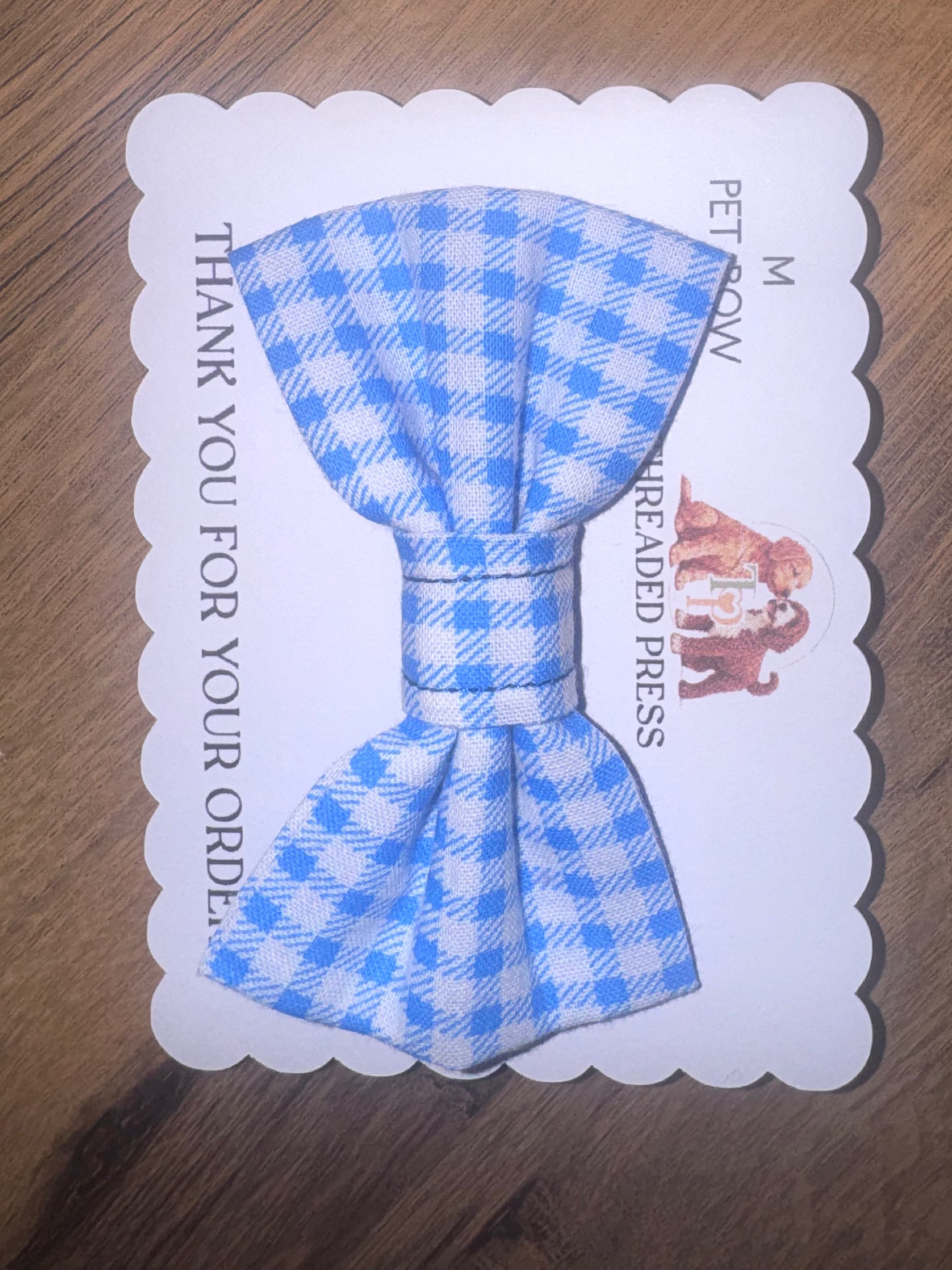 Pet bow - double elastic pet bow