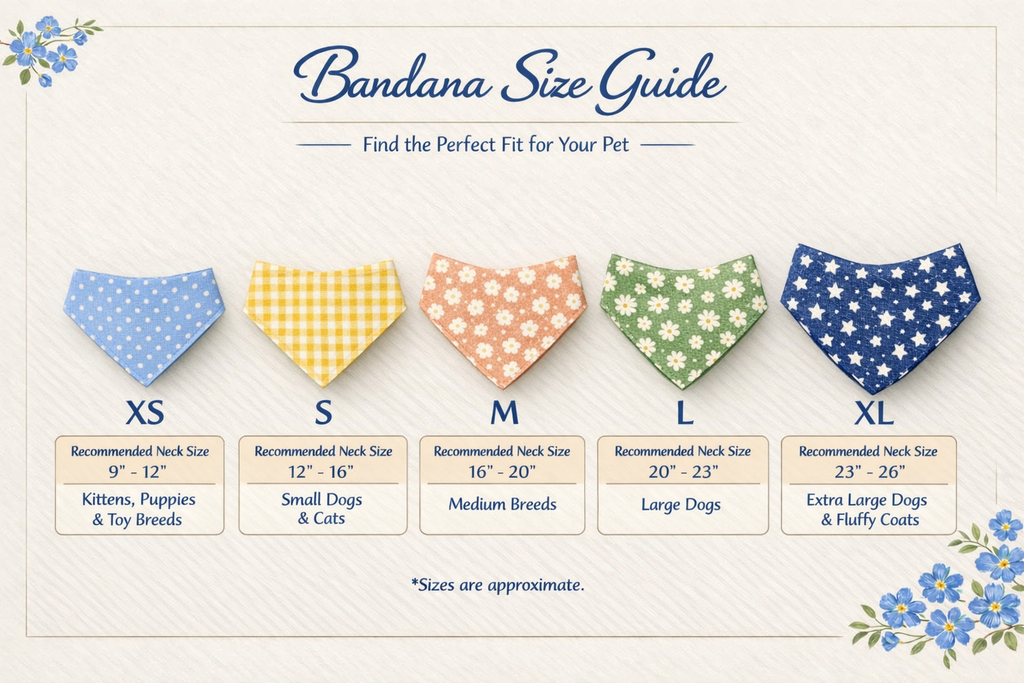 Wildflower Meadow Dog Bandana