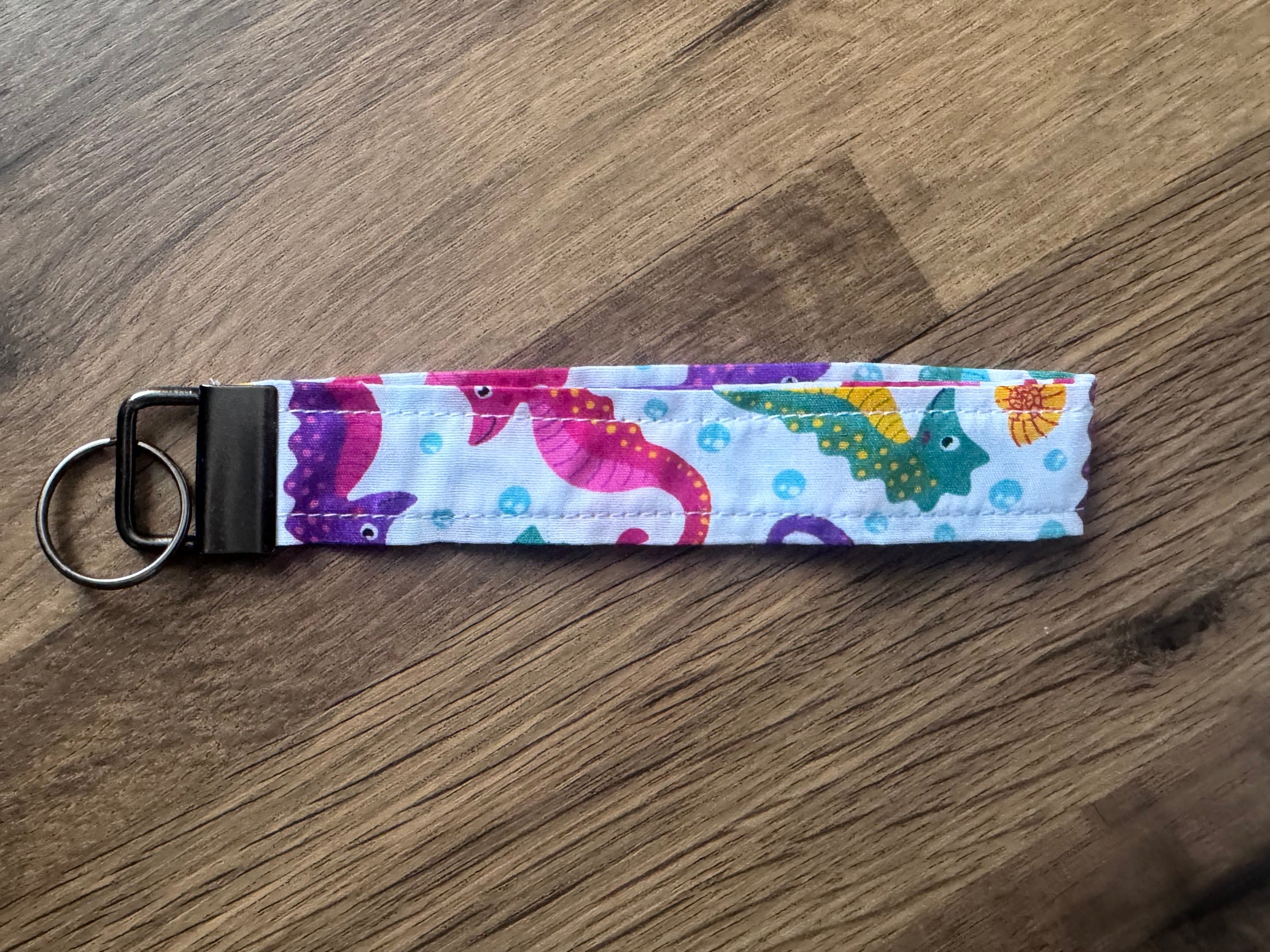 Fabric Wristlet Key Fob