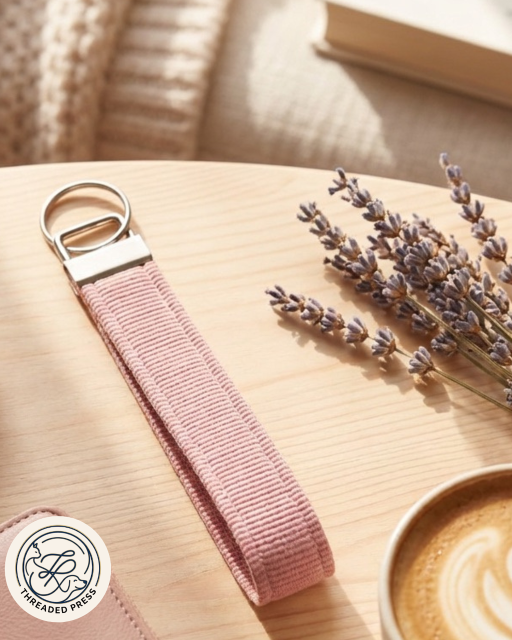 Fabric Wristlet Key Fob